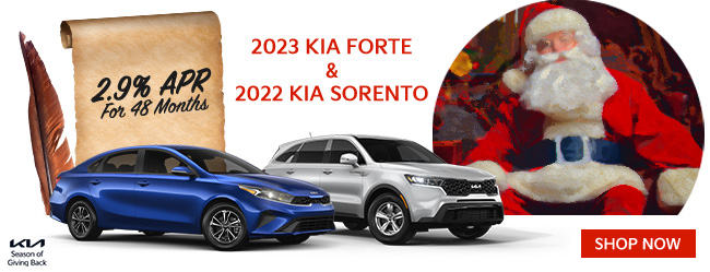 2023 KIA Forte and 2022 KIA Sorento