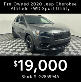 pre-owned 2020 jeep cherokee altitude