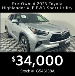 used 2023 toyota highlander xle