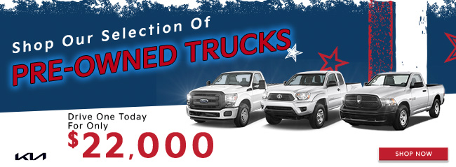 shop our selection of pre-owned trucks