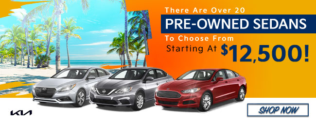 over 25 pre-owned sedans to choose from