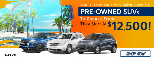 pick over 50 pre-owned SUVs to choose from