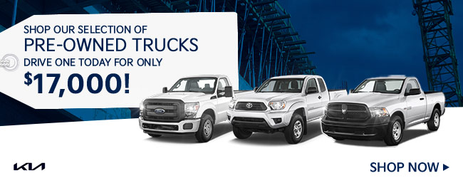 shop our selection of pre-owned trucks