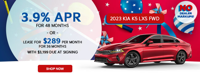 2023 KIA K5 LXS FWD special offer