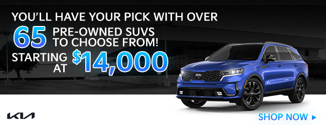 pick from over 70 pre-owned SUVs to choose from