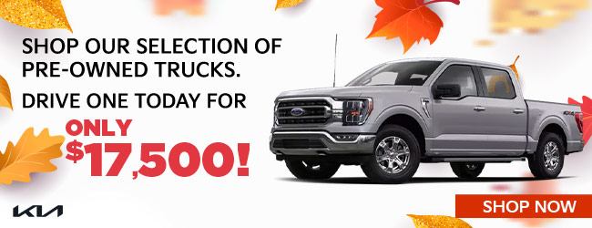 shop our selection of pre-owned trucks