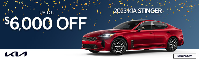 special offer on Kia Stinger