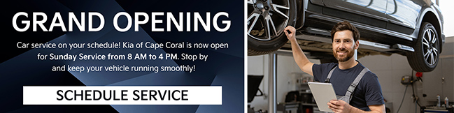 Grand Opening - car service on your schedule - schedule service