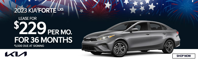 2023 Kia Forte LXS lease offer for 36 months