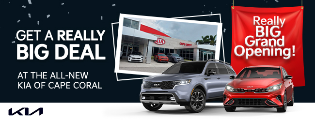 Get a really big deal at the all-new Kia of Cape Coral