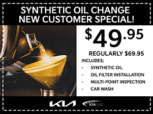 Synthetic oil change special