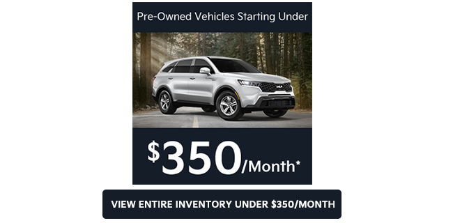 pre-owned vehicles starting under 350 USD