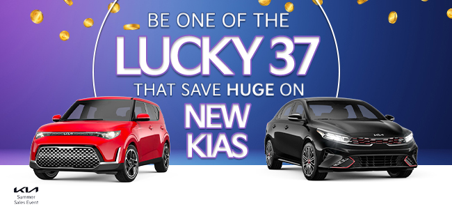 Be one of the Lucky 27 that save huge on New Kias