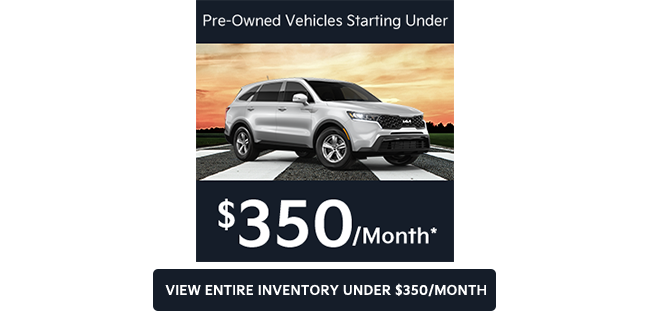 pre-owned vehicles starting under 350 USD