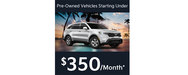 pre-owned vehicles starting under 350 USD