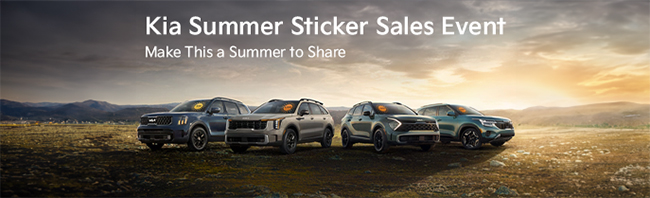 KIA Summer Sticker Sales Events - Make this a Summer to share