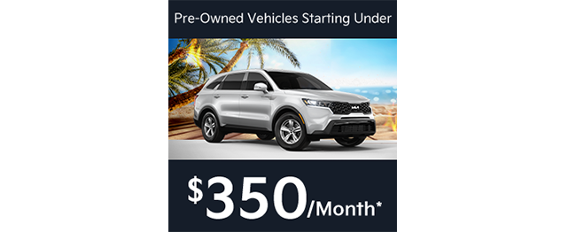 pre-owned vehicles starting under 350 USD