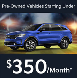 pre-owned vehicles starting under 350 USD per month