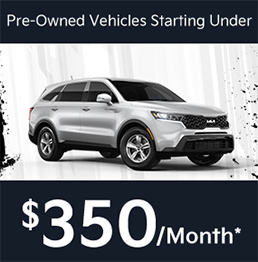 pre-owned vehicles starting under 350 USD per month