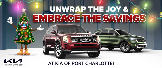 Unwrap the joy and Embrace the savings at KIA of Port Charlotte