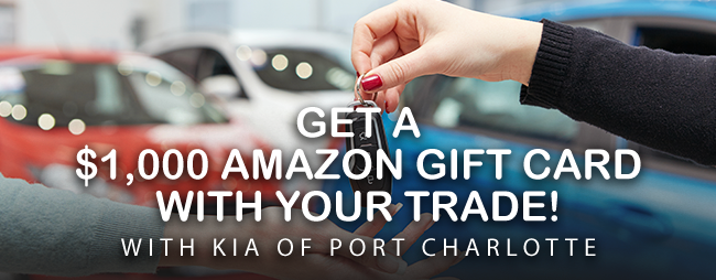 Get 1k Amazon gift card with your trade