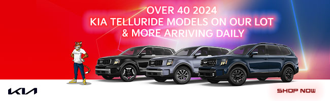 Over 40 2024 Kia Telluride models on lot