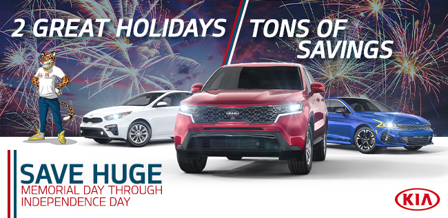 Two Great Holidays...Tons of Savings