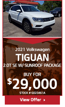 2021 Volkswagen Tiguan 2.0T SE w/ Sunroof Package