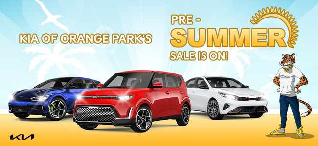 pre-summer sale is on at Kia of Orange Park