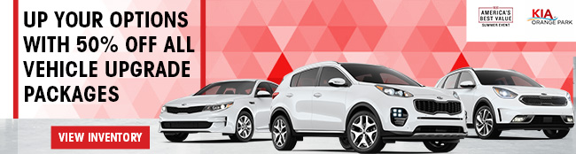 Up Your Options With 50% Off All Vehicle Upgrade Packages