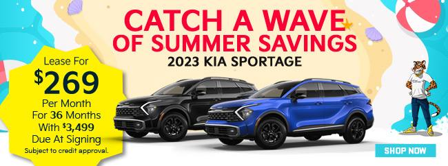 special offer on Kia Sportage 2023