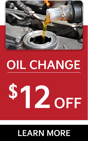Oil Change $12 off