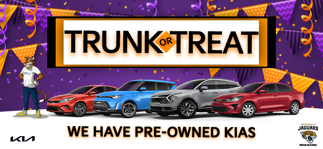 Trunk or Treat - we have pre-owned KIAs