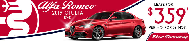 New 2019 Alfa Romeo Giulia RWD
