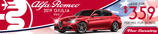 New 2019 Alfa Romeo Giulia RWD
