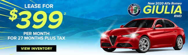 New 2020 Alfa Romeo Giulia RWD
 