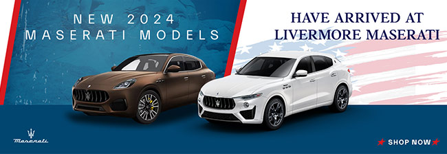 New models have arrived at Livermore Maserati