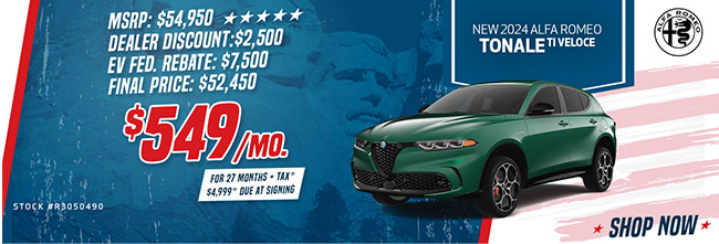 special offer on MSRP price Alfa Romeo