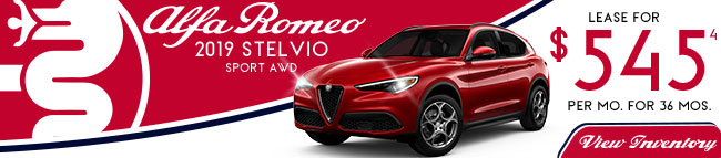 New 2019 Alfa Romeo Stelvio Sport AWD
