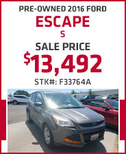 Pre-Owned 2016 Ford Escape