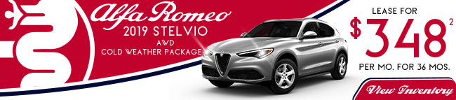 New 2019 Alfa Romeo Stelvio AWD Cold Weather Package