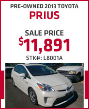 Pre-Owned 2013 Toyota Prius