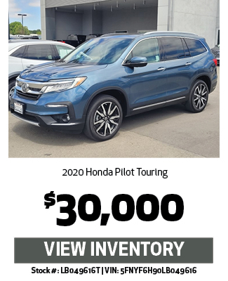 2020	Honda	Pilot	Touring