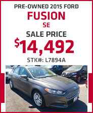 Pre-Owned 2015 Ford Fusion SE