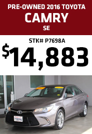 Pre-Owned 2016 Toyota Camry SE
