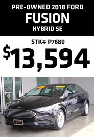 Used 2018 Ford Fusion Hybrid SE 