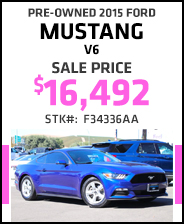 Pre-Owned 2015 Ford Mustang V6 SE 