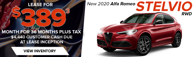 New 2020 Alfa Romeo Stelvio RWD
 