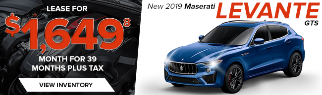 New 2019 Maserati Levante GTS 