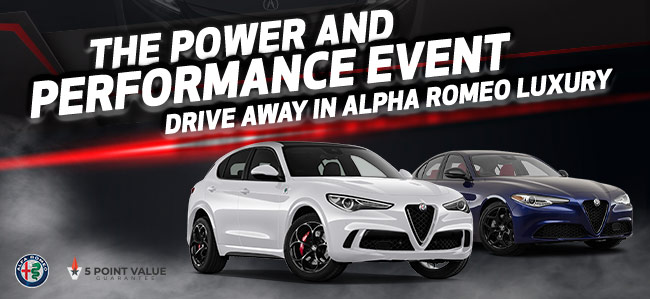 Promotional offer from Livermore Alfa Romeo, Livermore California